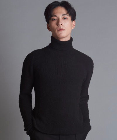 Premium Light Rib Knit Turtleneck PO