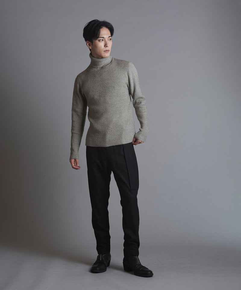 Premium Light Rib Knit Turtleneck PO