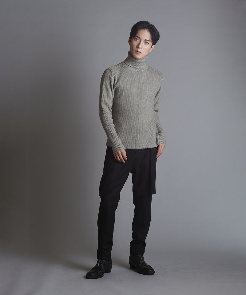 Premium Light Rib Knit Turtleneck PO