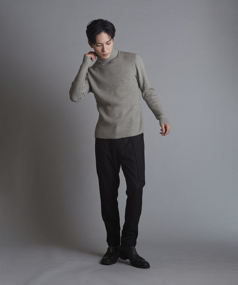 Premium Light Rib Knit Turtleneck PO