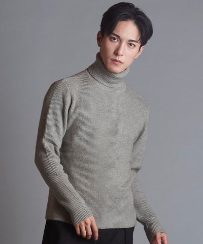 Premium Light Rib Knit Turtleneck PO