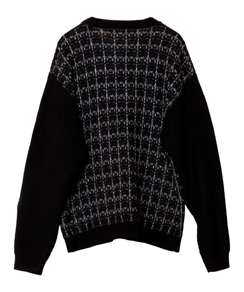 Tweed knit C/N-PO