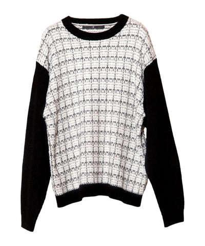 Tweed knit C/N-PO