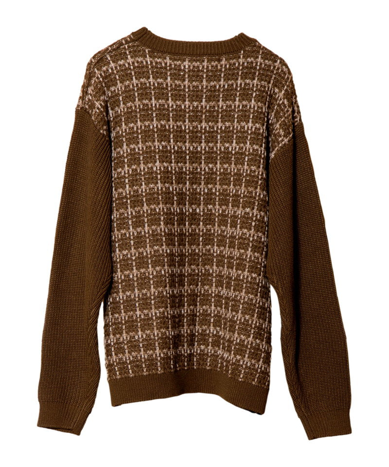 Tweed knit C/N-PO