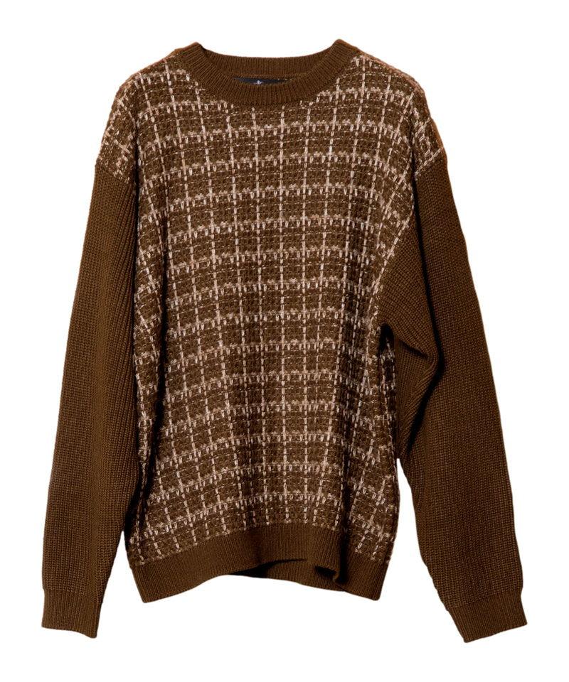 Tweed knit C/N-PO