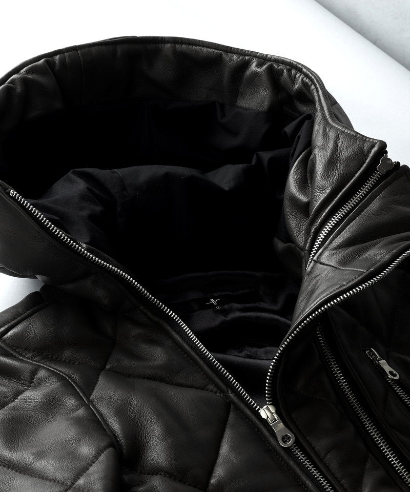 シープレザー2WAYパデッドフーデッドBLZ