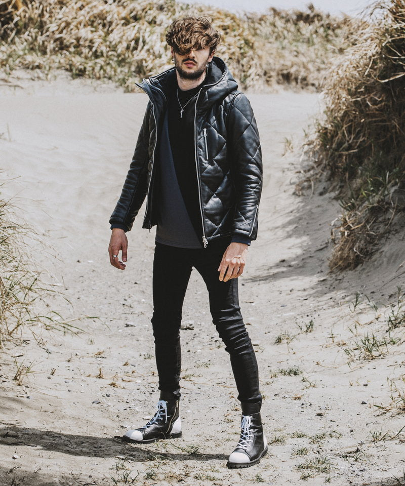 シープレザー2WAYパデッドフーデッドBLZ