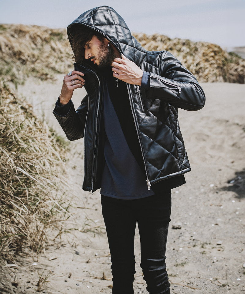 シープレザー2WAYパデッドフーデッドBLZ