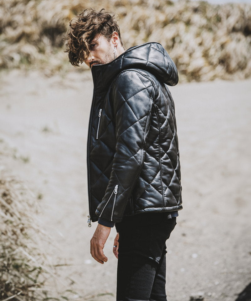 シープレザー2WAYパデッドフーデッドBLZ