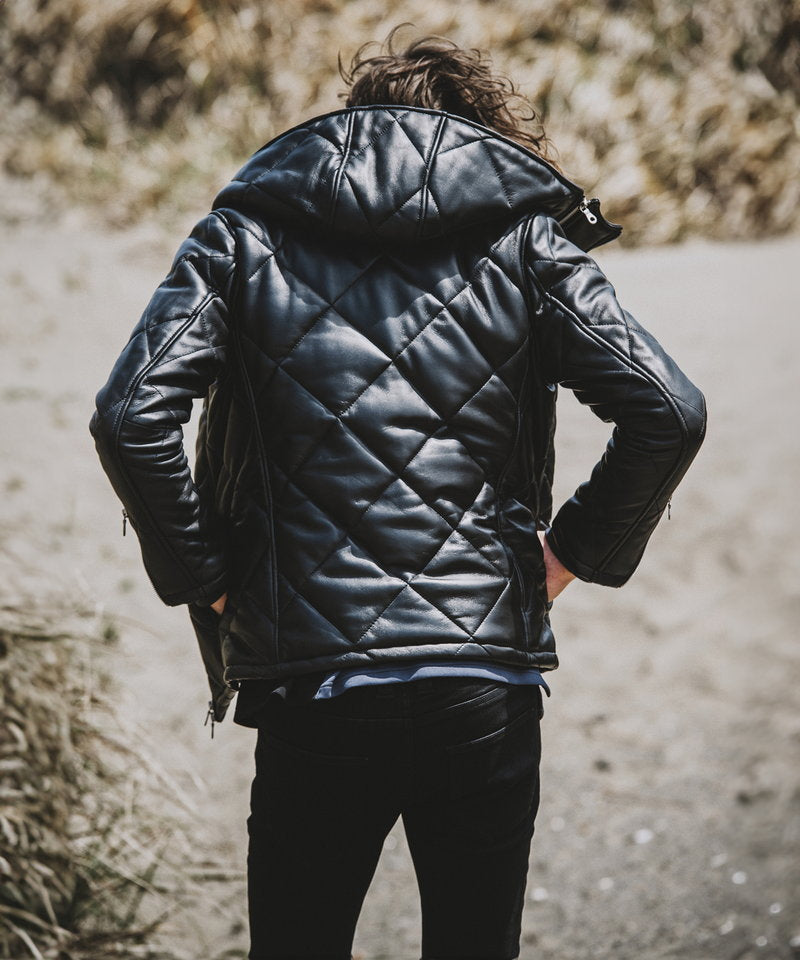 シープレザー2WAYパデッドフーデッドBLZ