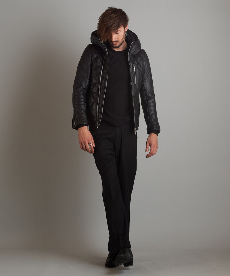 シープレザー2WAYパデッドフーデッドBLZ