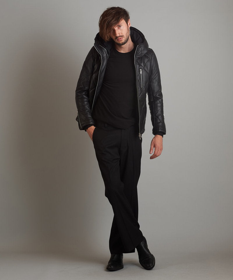 シープレザー2WAYパデッドフーデッドBLZ