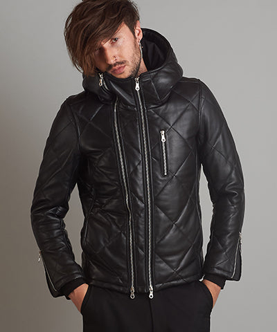 シープレザー2WAYパデッドフーデッドBLZ