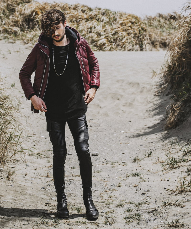 シープレザー2WAYパデッドフーデッドBLZ