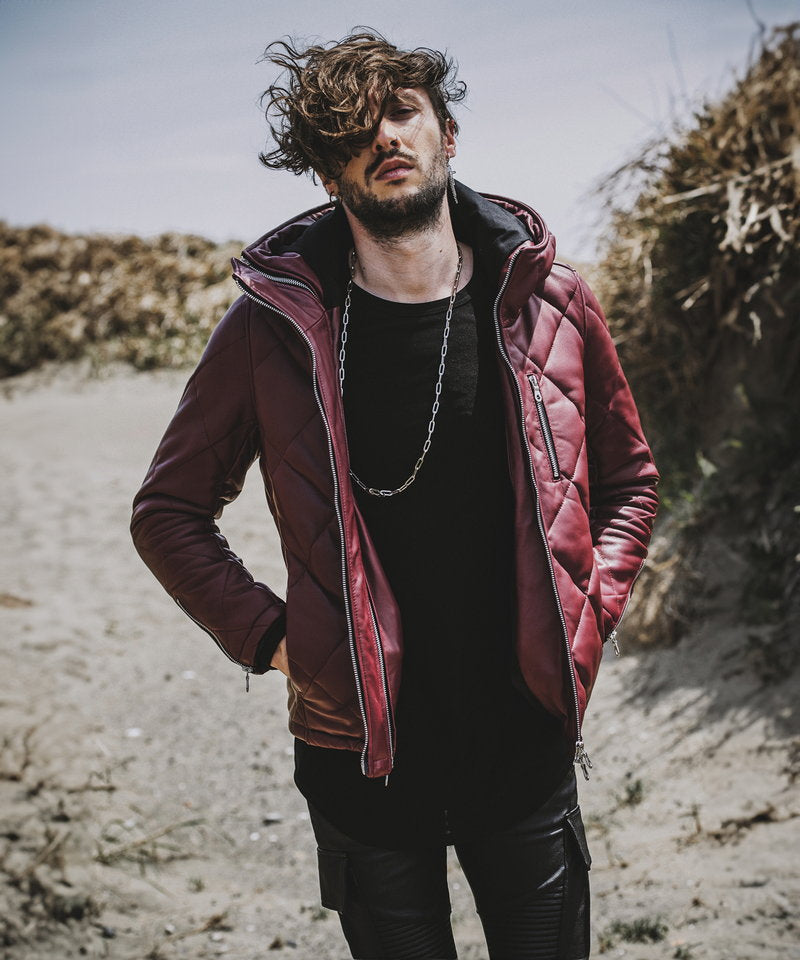 シープレザー2WAYパデッドフーデッドBLZ