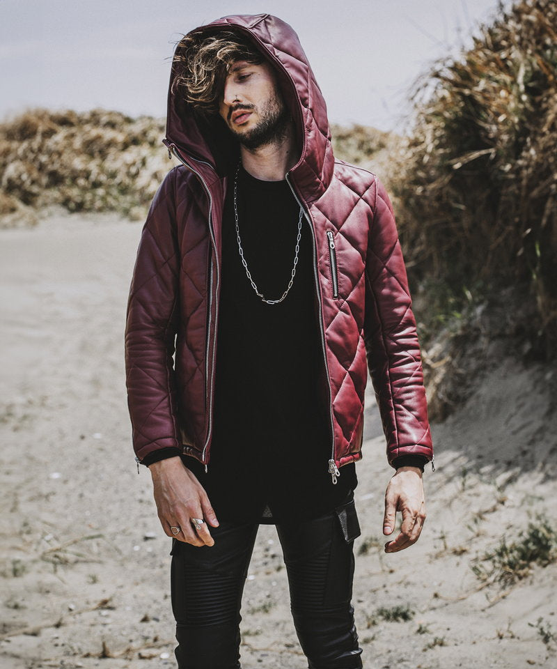 シープレザー2WAYパデッドフーデッドBLZ