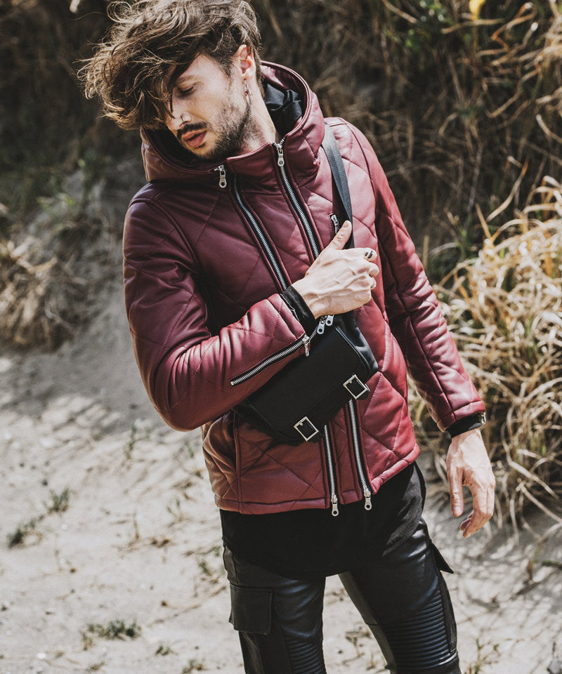 シープレザー2WAYパデッドフーデッドBLZ