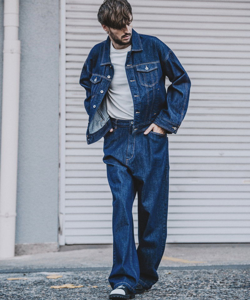 BIG denim blouson