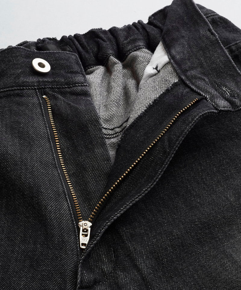 ハイウエストデニムワイドPT