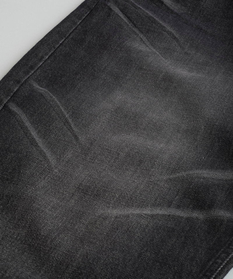 ハイウエストデニムワイドPT