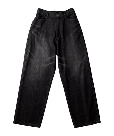 ハイウエストデニムワイドPT