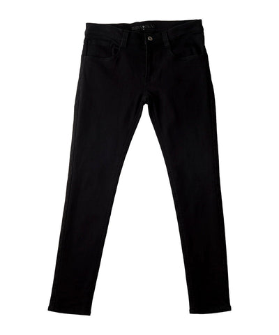 Stretch denim warm skinny pants