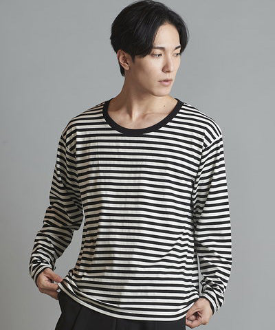 Border U/N Long T-shirt