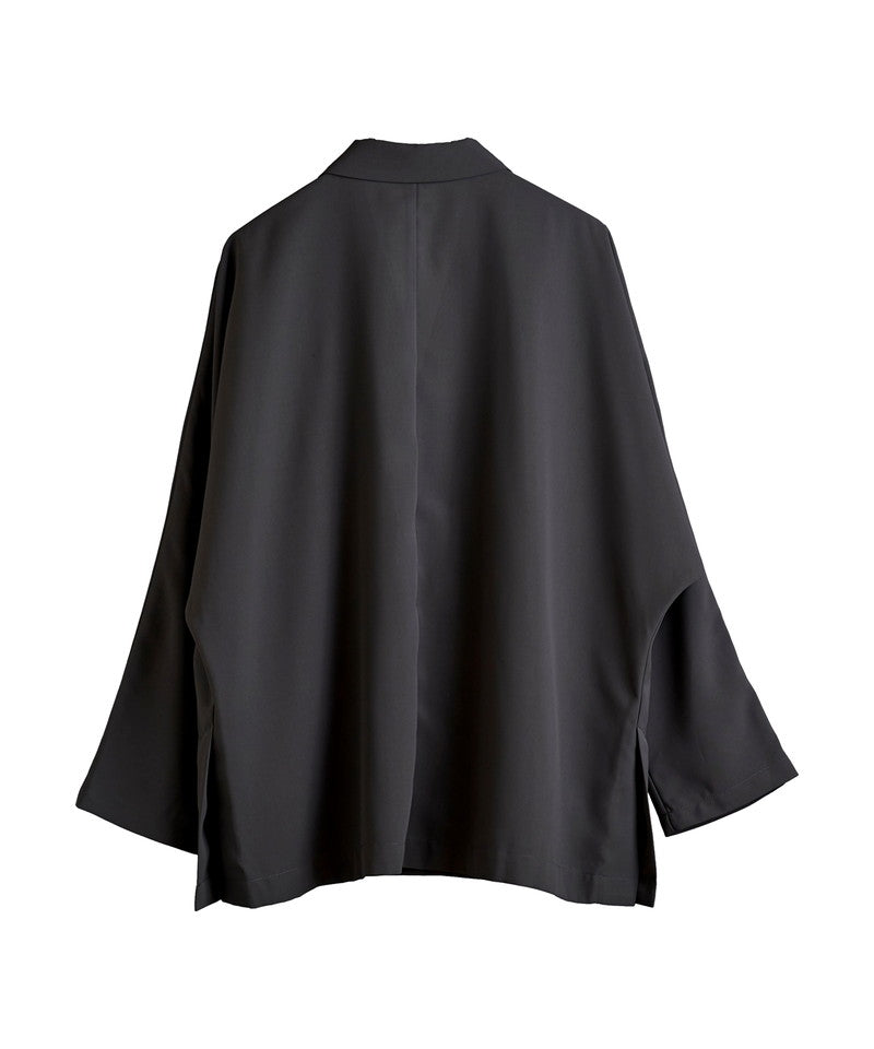 Dolman sleeve double-breasted jacket