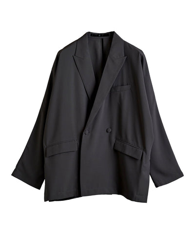 Dolman sleeve double-breasted jacket