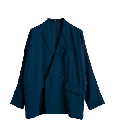 Dolman sleeve double-breasted jacket