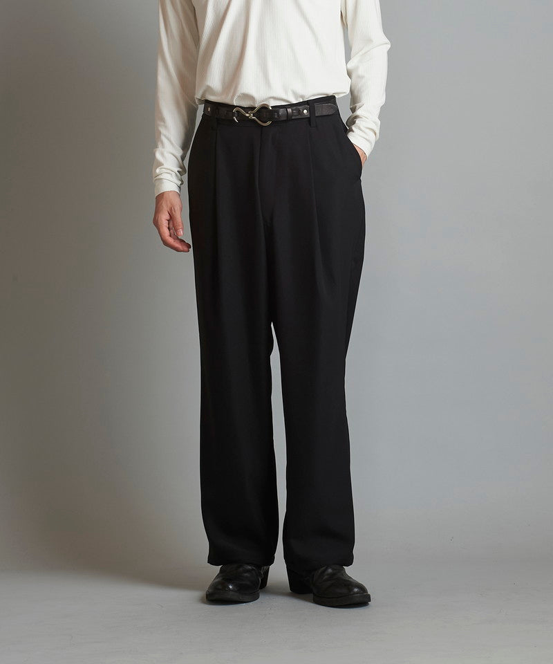 Easy Tuck Wide Trousers