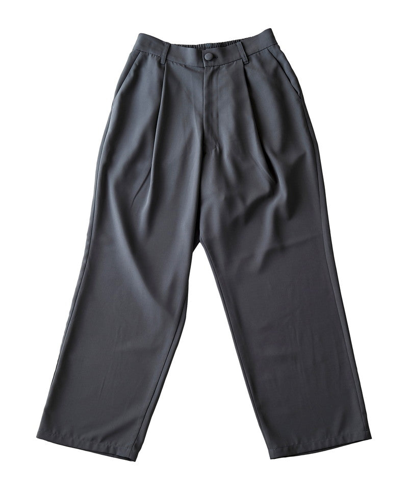 Easy Tuck Wide Trousers