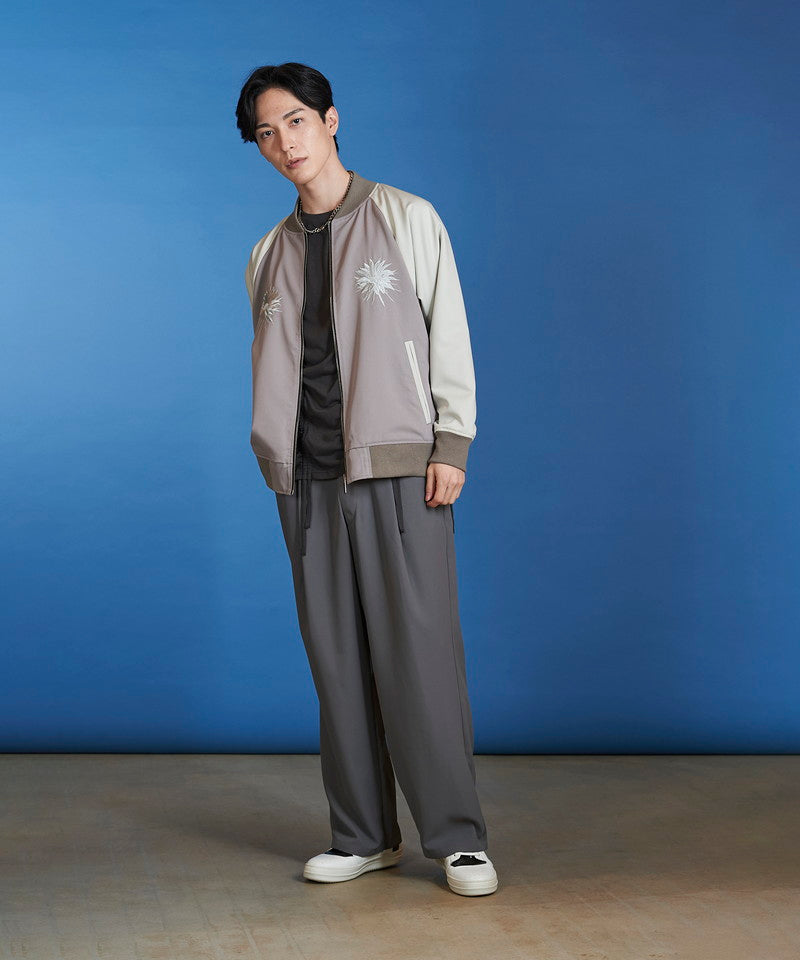 Easy Tuck Wide Trousers