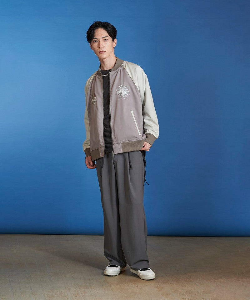 Easy Tuck Wide Trousers