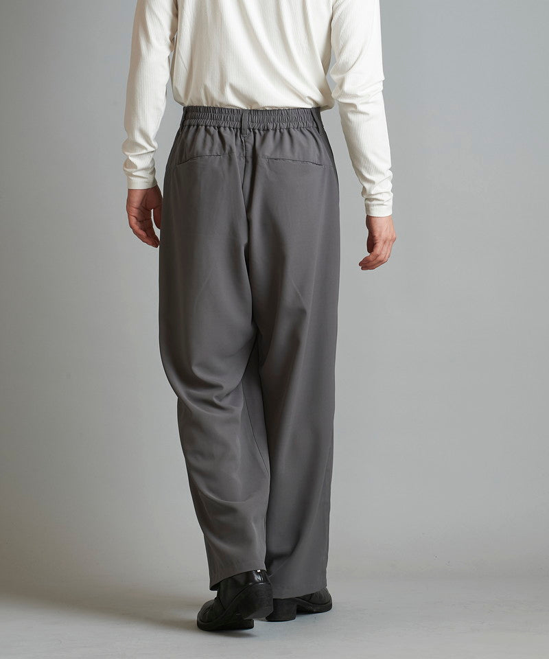 Easy Tuck Wide Trousers