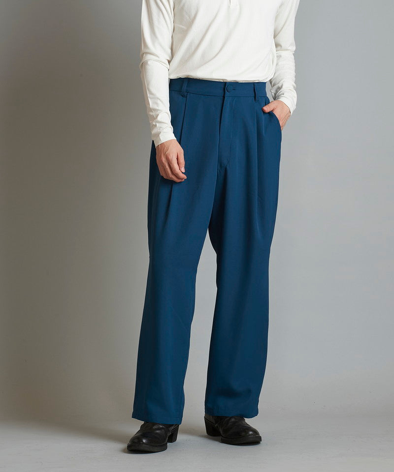 Easy Tuck Wide Trousers