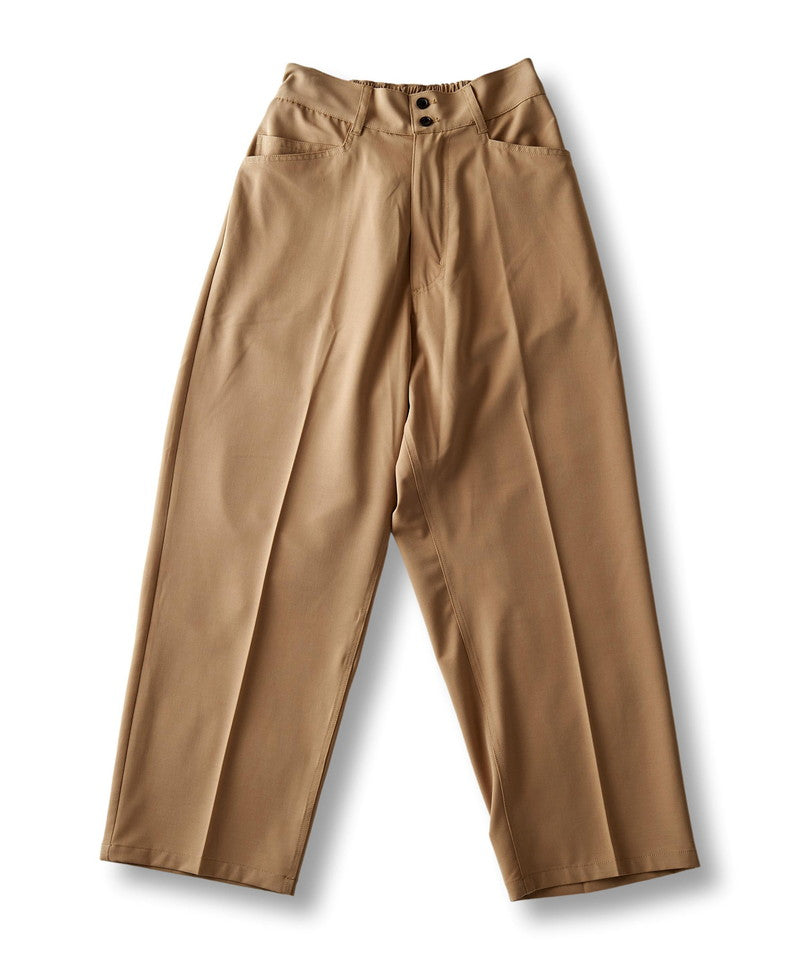 High waist wide work trousers