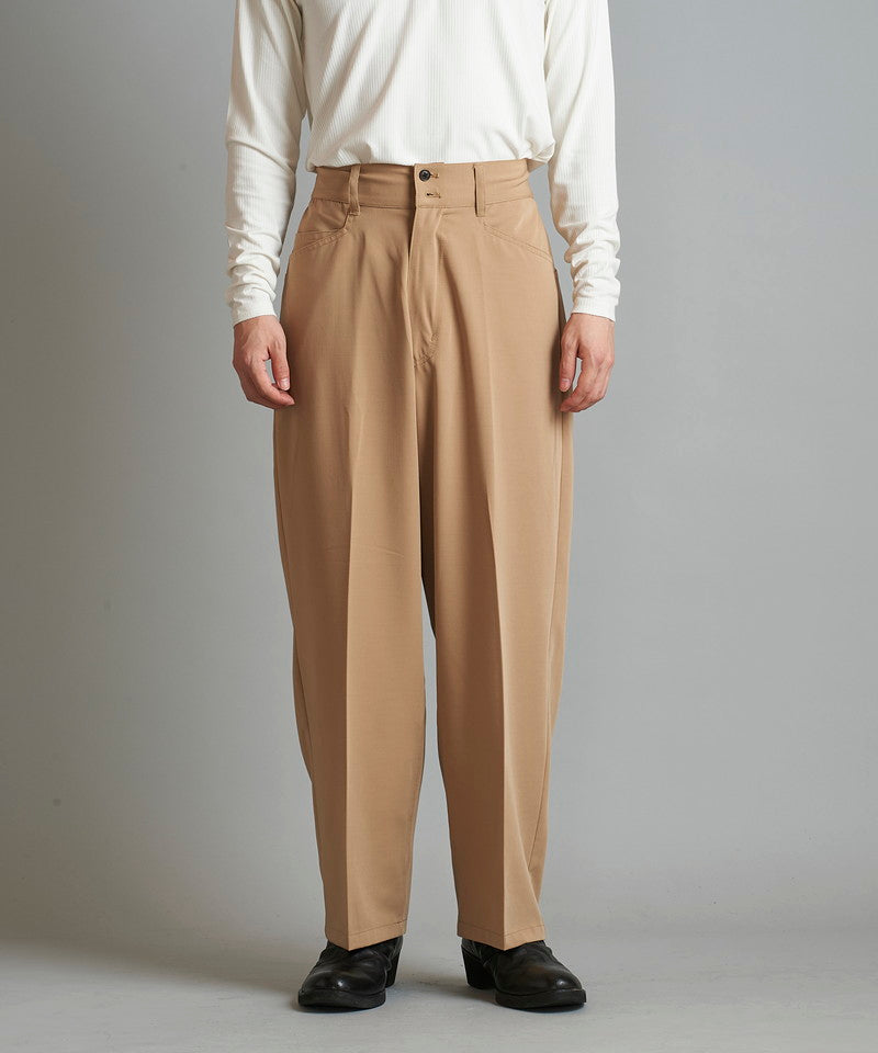 High waist wide work trousers