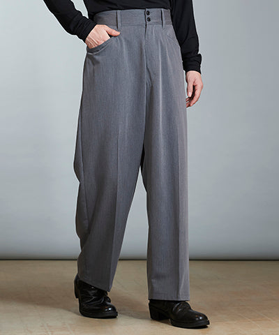 High waist wide work trousers