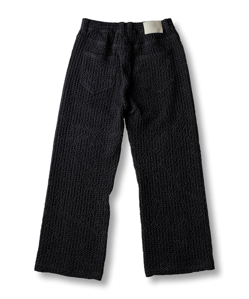 Jacquard Straight Denim PT