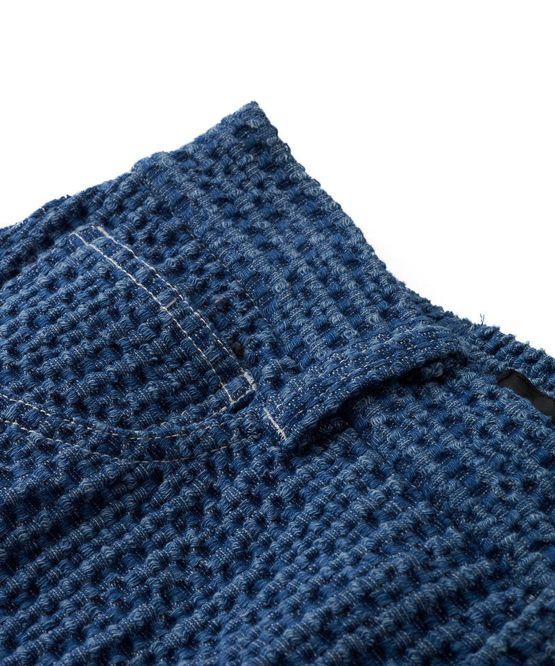 Jacquard Straight Denim PT