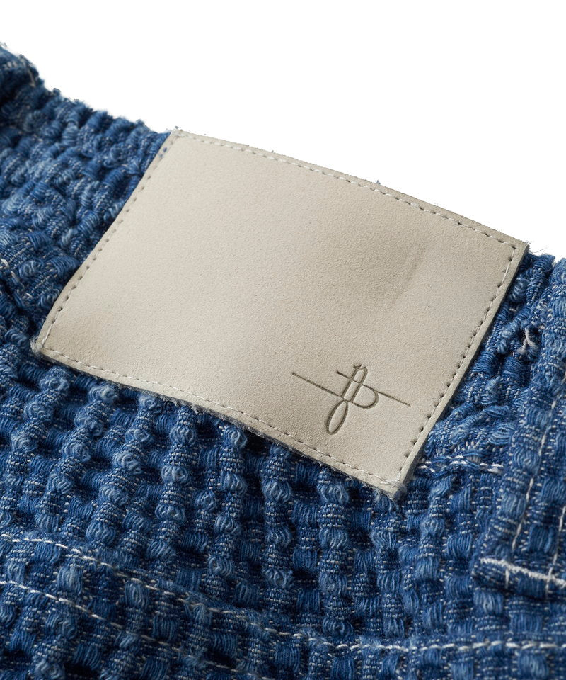 Jacquard Straight Denim PT