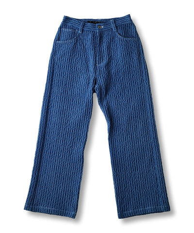 Jacquard Straight Denim PT