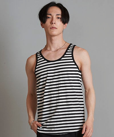 Round border tank top