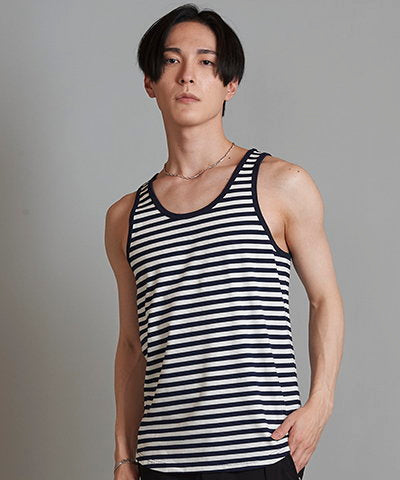 Round border tank top