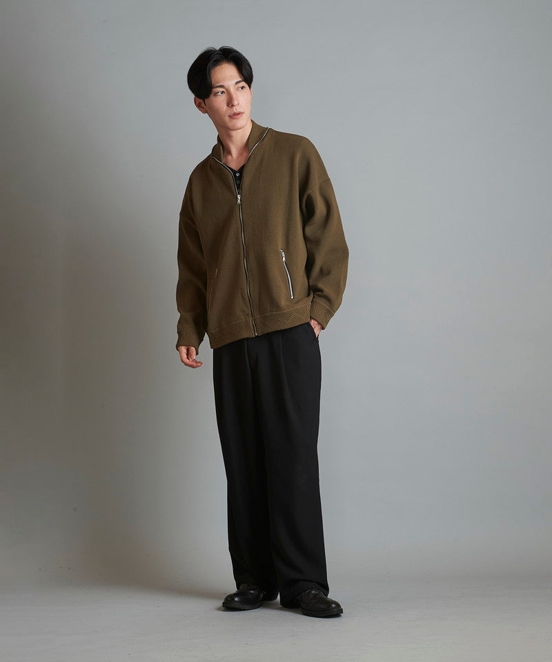 ZIP KNIT MA-1BLZ