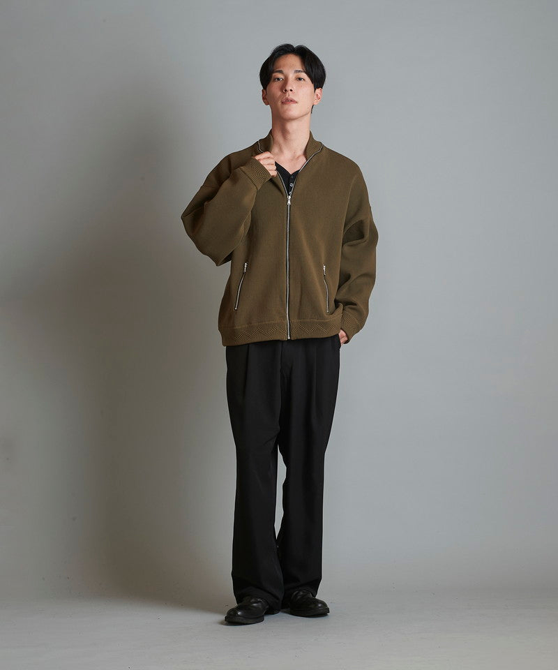 ZIP KNIT MA-1BLZ