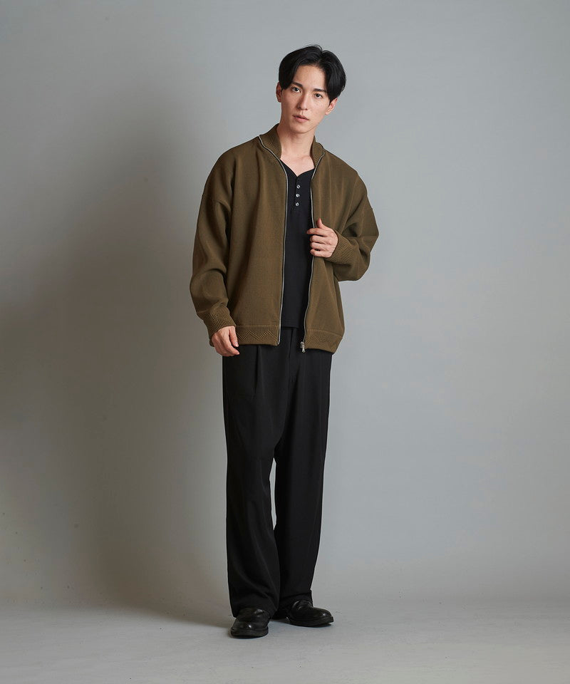 ZIP KNIT MA-1BLZ