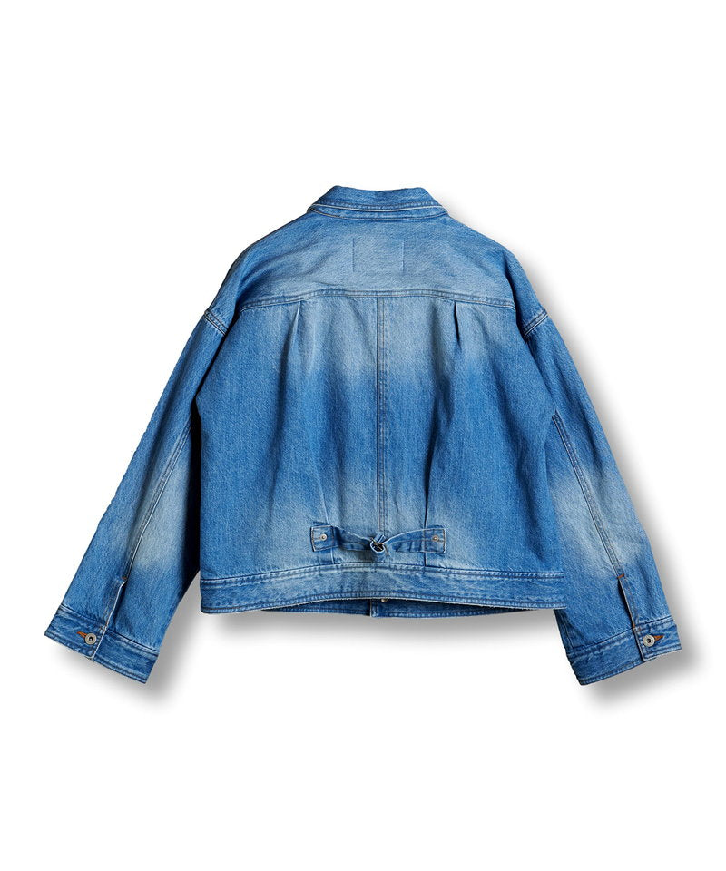 USED ​​BIG denim blouson