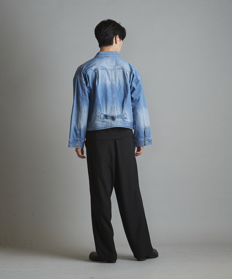 USED ​​BIG denim blouson